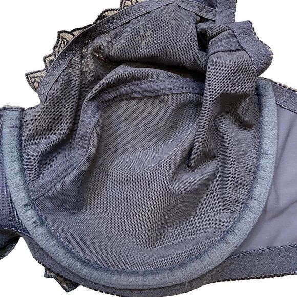 New with Tags Curve Muse Plus‎ Size Minimizer Underwire Black Bra Size 38DD - Picture 8 of 10